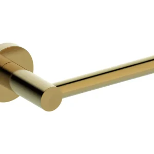 Support de serviette Luisa porte rouleau WC or brossé - Essebagno