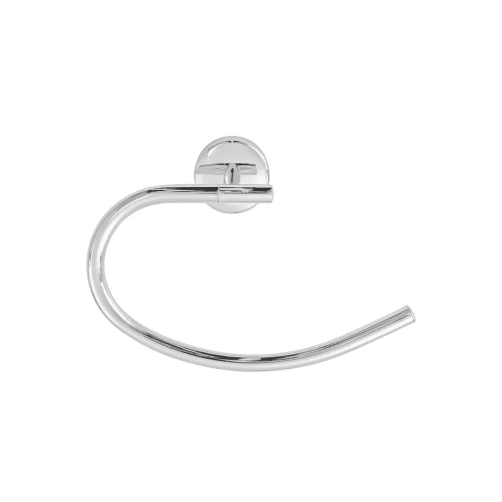Barre de douche Porte serviette de salle de bain gris Fackelmann Vision