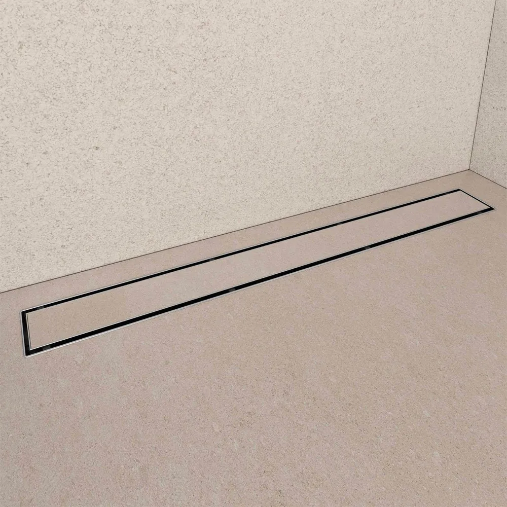 Canaletta Per Doccia Con Porta Piastrella Cm 55 - Guaina 1 M² 30 cm de long