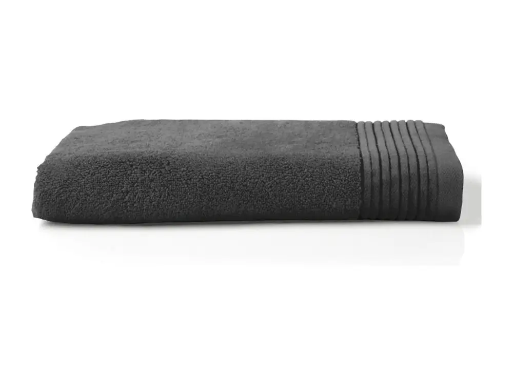 Parure de bain 6 pièces JULIET Anthracite 520 g/m2 pour douche italienne