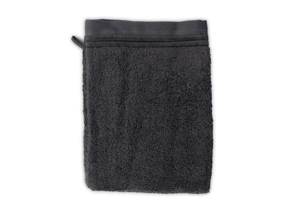 Parure de bain 6 pièces JULIET Anthracite 520 g/m2 pour douche italienne