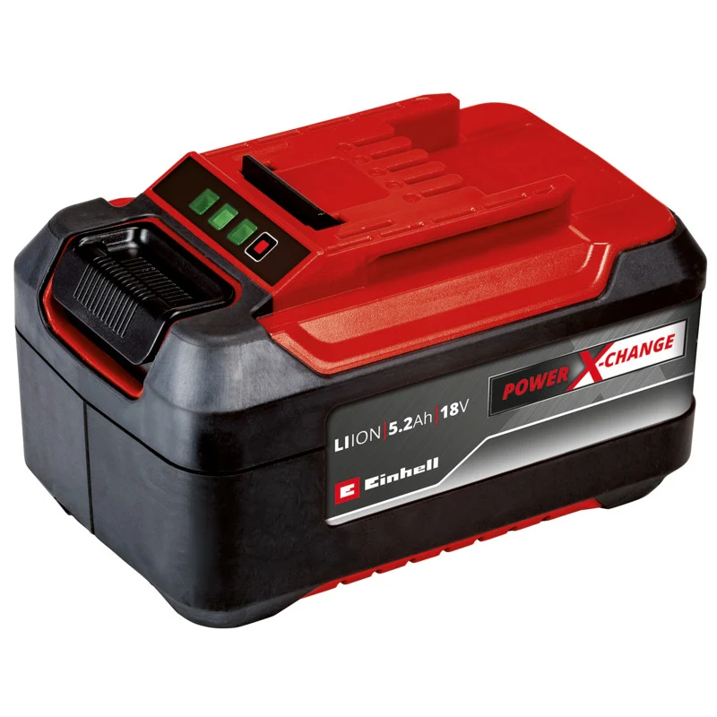 Batterie 18V 5,2Ah EINHELL Power X-Change Plus avec témoin de charge Lithium Ion