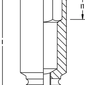 Clé électrique ELORA 3/4 " extra profonde hexagonale 791LTA taille: 15 / 16 " 0791120395100 choisir à ba...