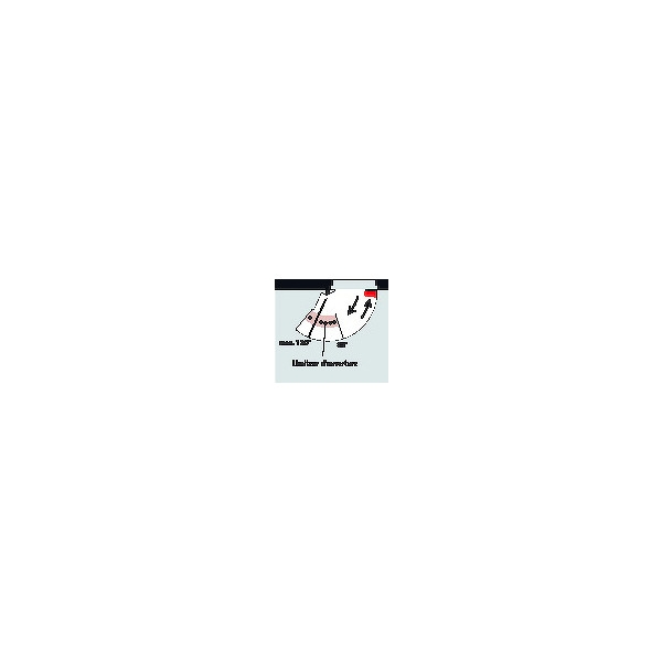 Limiteur d'ouverture pour ferme-porte 35800093 glissière TS91-92-93 - DORMAKABA