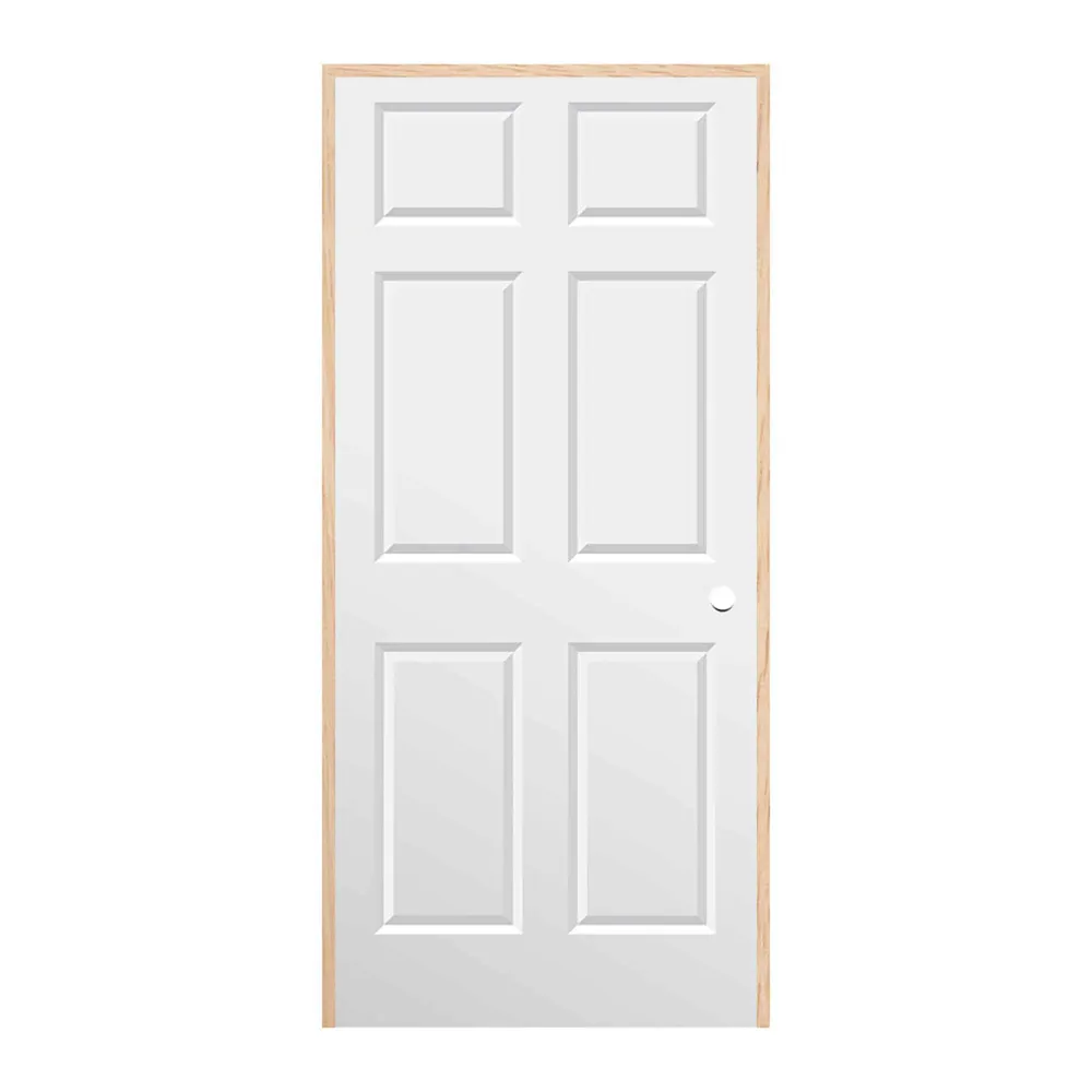 Porte prémontée d’intérieur Colonial à ouverture à gauche en tirant et cadre de 4-9/16", 36"