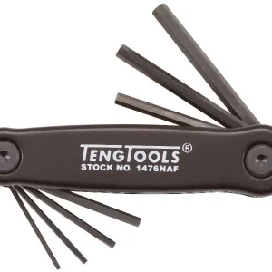 Teng Tools Jeu de clés hexagonales pliables AF ALU 7 pièces 1476NAF prendre à bas prix