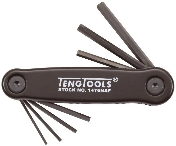 Teng Tools Jeu de clés hexagonales pliables AF ALU 7 pièces 1476NAF prendre à bas prix