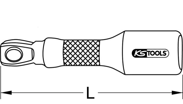 KS Tools Rallonge d'inclinaison 1/2" 500 mm 911.1836 commander à bas prix
