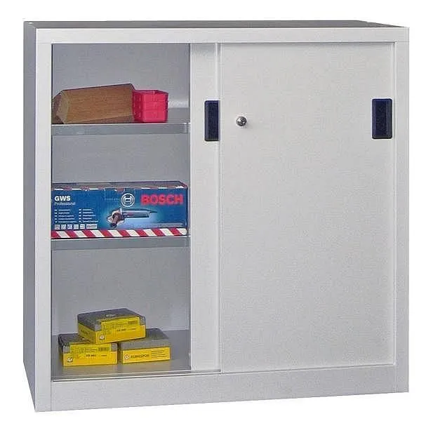 PAVOY Armoire à portes coulissantes avec portes en métal massif hauteur 1000 mm 30300-100-500 commander à bas prix