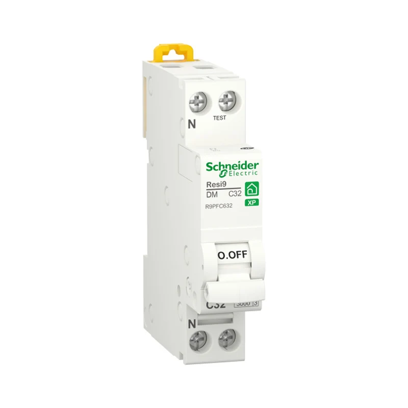 Disjoncteur SCHNEIDER R9PFC632 32A type C vis 3kA 1P+N peignable Resi9 XP avec certification NF