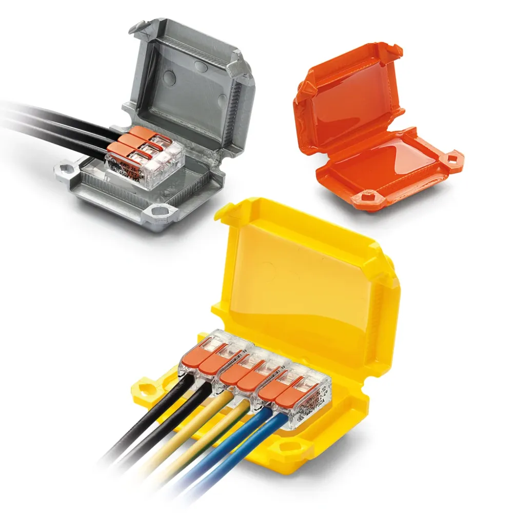ACCESSORI PRERIEMPITI 3 INGRESSI PER INSTALLAZIONI ANCHE SOMMERSE RAYTECH HAPPY0 pour courant fort
