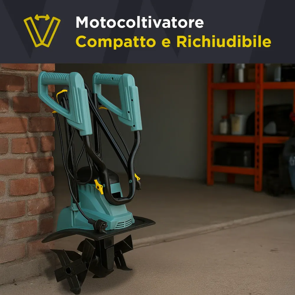 Elettrozappa Richiudibile 1050W 36cm