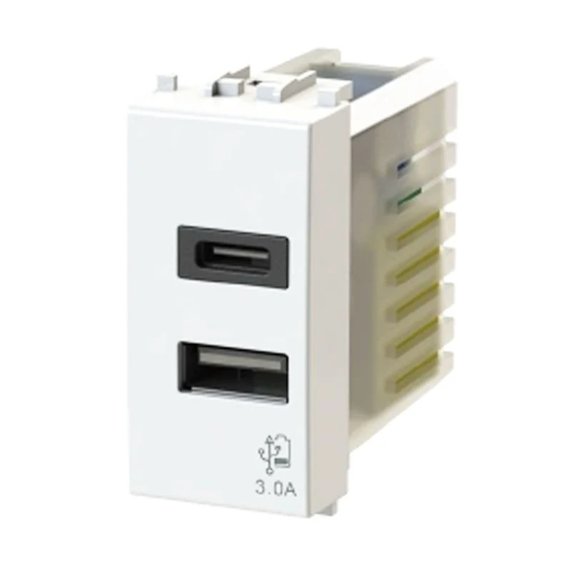 PRESA USB PER SERIE ARKE BIANCA VIMAR 4BOX 4B.V19B.USB.30
