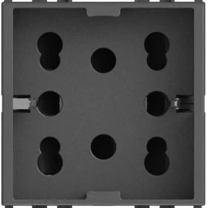 PRESA MULTISTANDARD 1 SCHUKO O 2 BIPASSO PER VIMAR ARKE' 250V GRIGIO 4BOX 4B.V19.H21
