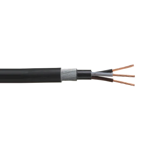 16.0mm 4C Stranded Bare Copper XLPE VINYLE 600/1000V Armoured Power Cable