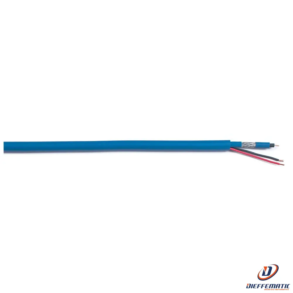 Cavo Composto Tvcc Coax Hd + Alimentazione Ecs Ch-C25 /M100 Cohfcohd0250Blm01
