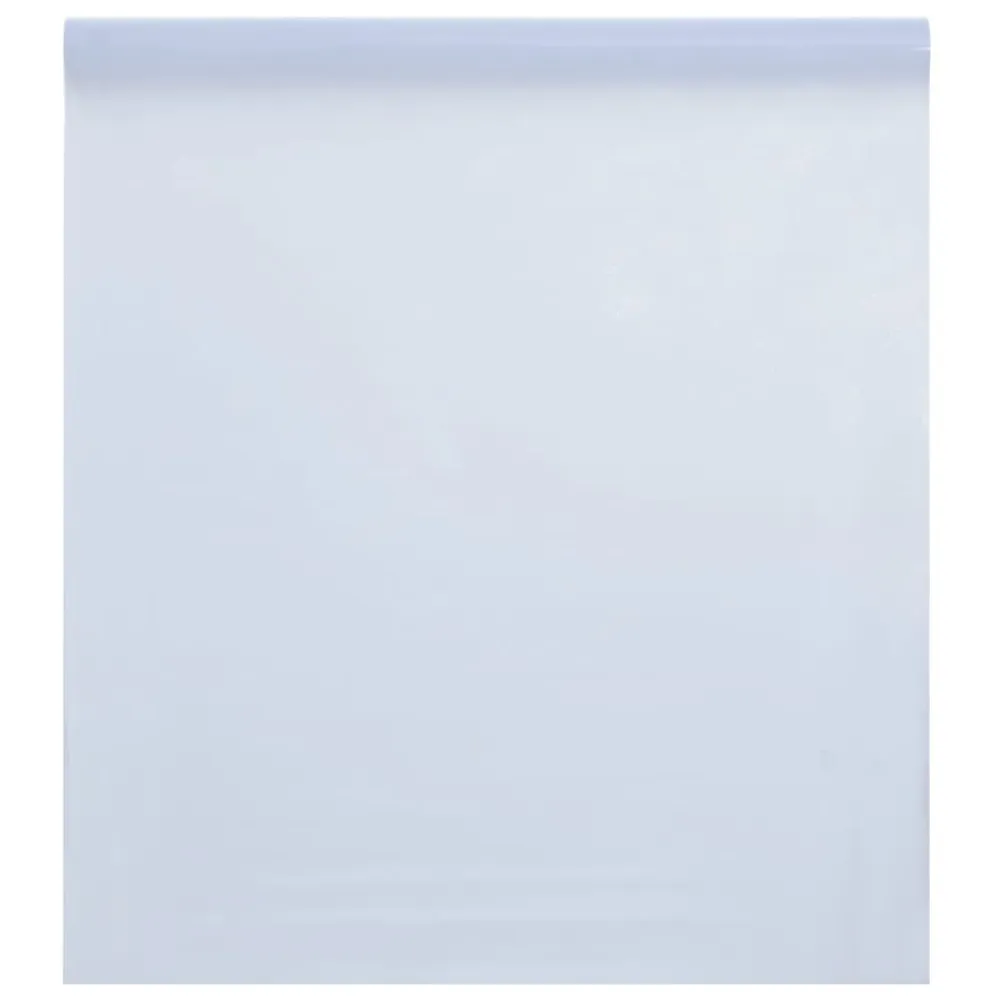 Film de fenêtre statique dépoli blanc diaphane 45x1000cm PVC