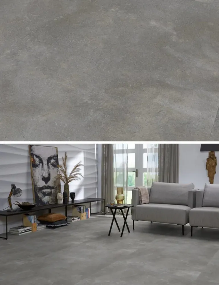 Floorlife Ealing XL Dark Grey 7211 Tegel Dryback VINYLE