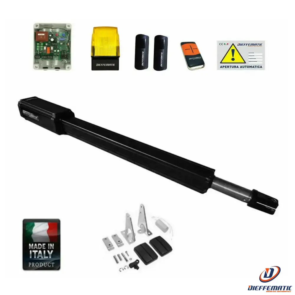 Kit Vh 400 230v Automazione Apri Cancello Mono Anta Singola Max 2,50 Mt Battente