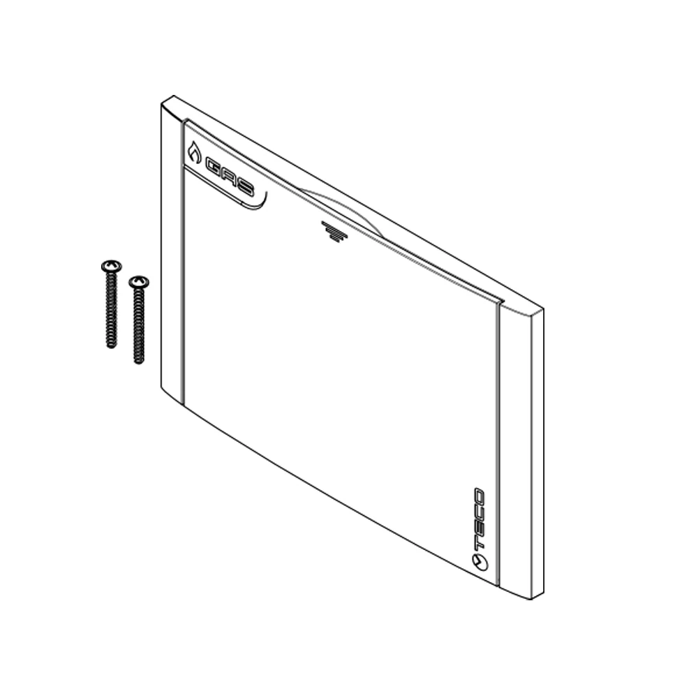 Placca Di Copertura C01 Teco Nera Souple Touch