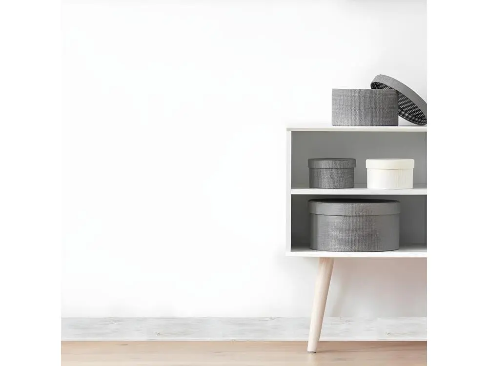 Plinthe PVC lot de 25 L200xH. 8cm - Bois Cérusé - VINYLE