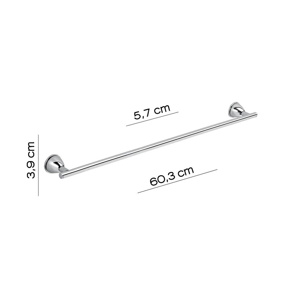 Portasalviette Cromato Genziana Cm 35