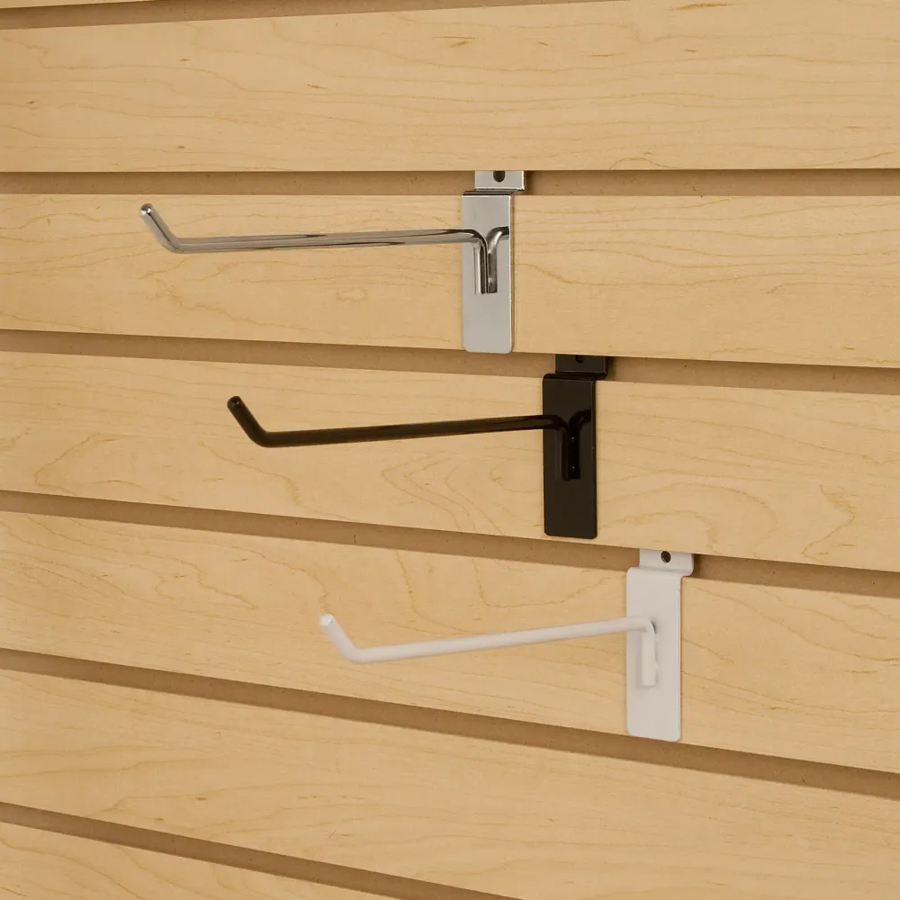 Slatwall Hook Chromé SW/NHK (Pack 25)