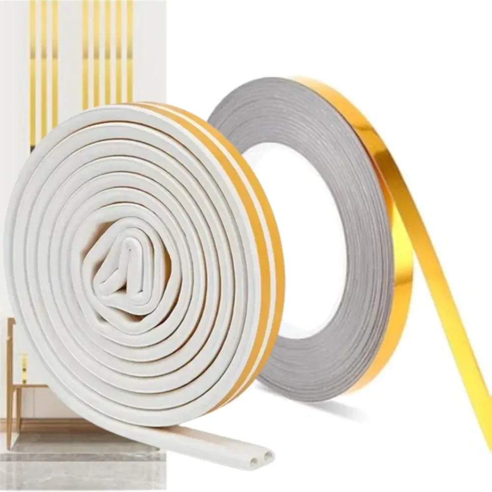 Ventilateur de Pack ruban adhésif or 1cm*50m + 3 ruban d'étanchéité blanc 6m