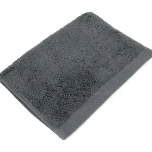 Ventilateur de Serviette Invité 33x50 cm NATUREL Anthracite 550 g/m2