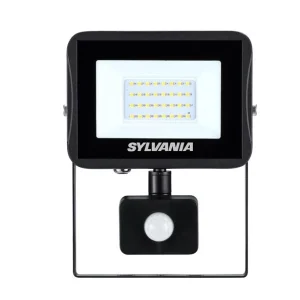 Applique étanche Projecteur LED Start Flat 3000lm - 4000k - 27w - avec capteur noir - Sylvania