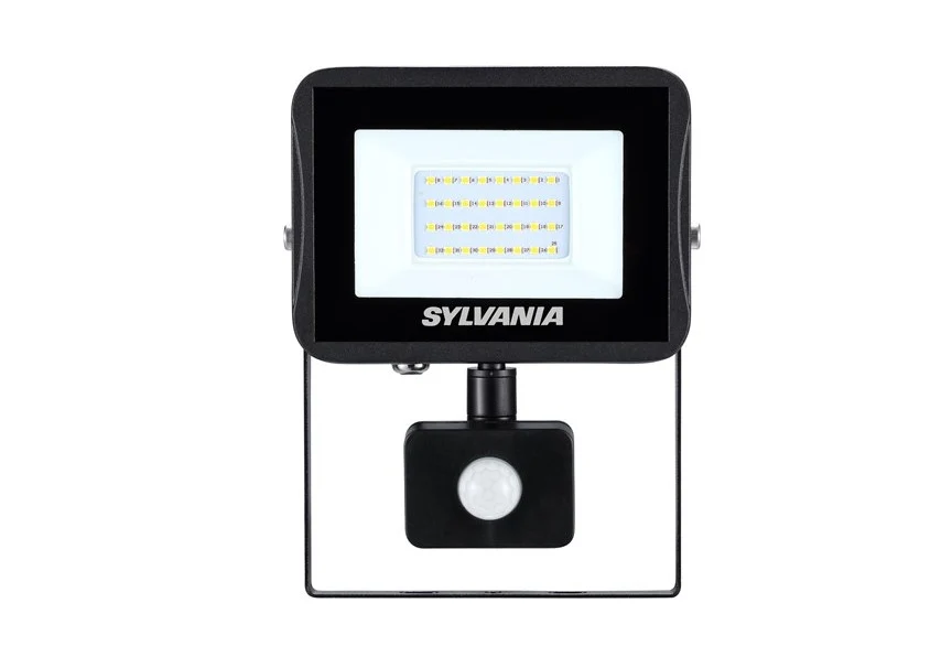 Applique étanche Projecteur LED Start Flat 3000lm - 4000k - 27w - avec capteur noir - Sylvania