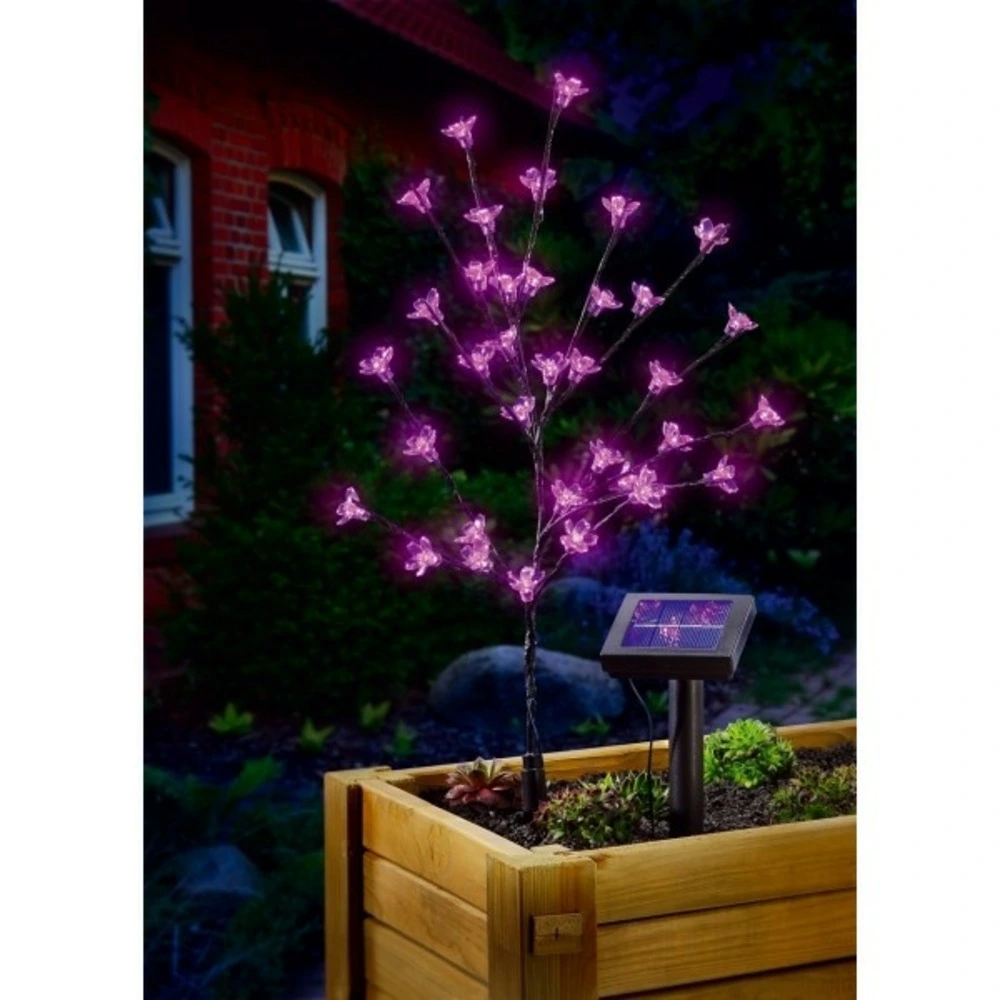 Arbuste à fleur solaire avec protection IP65