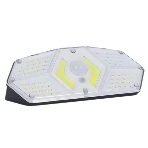 Lampe Solaire Led "Extérieur" 20cm Noir en acier galvanisé