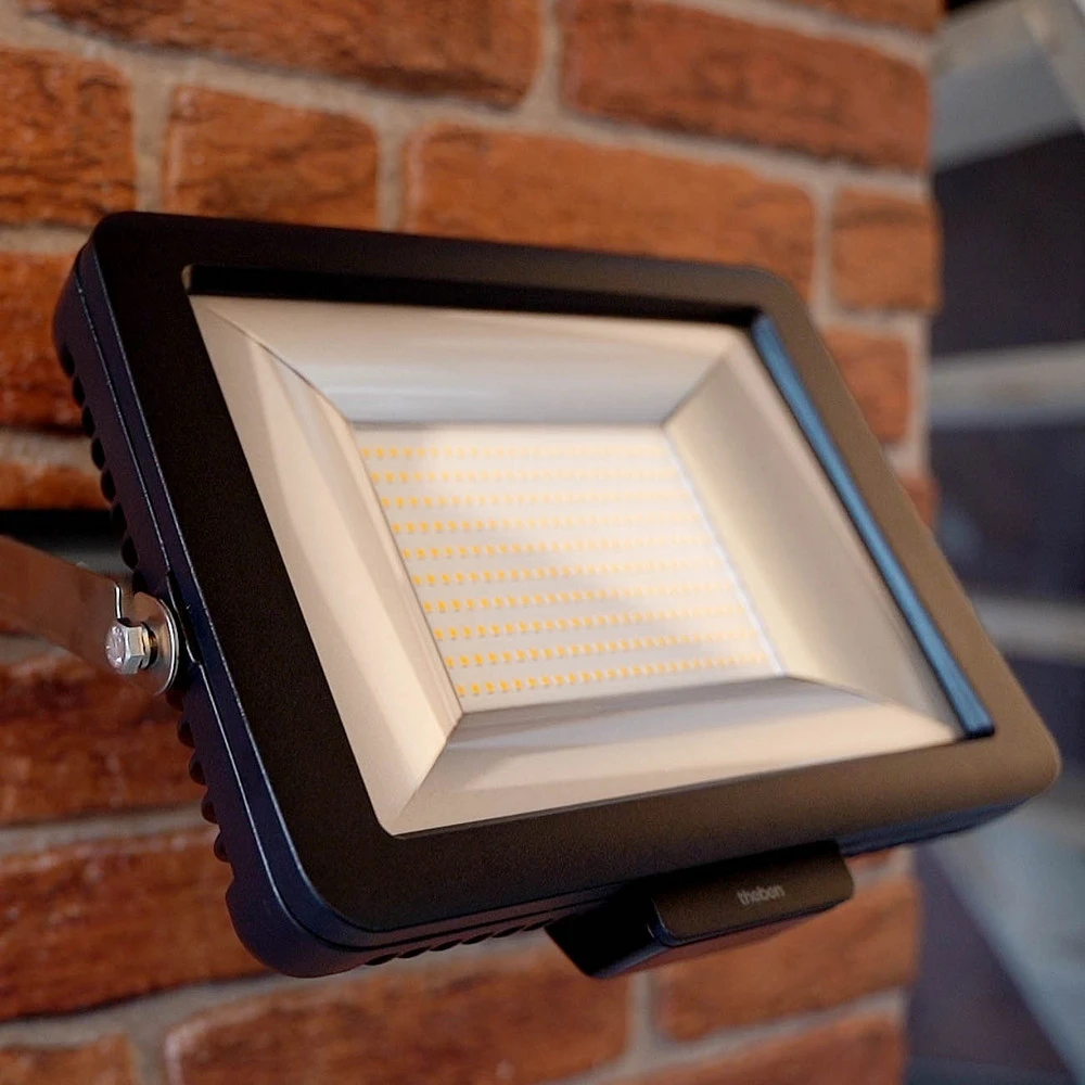 Lanterne murale Theben Projecteur d'extérieur LED theLeda B100L W, noir, 3000K
