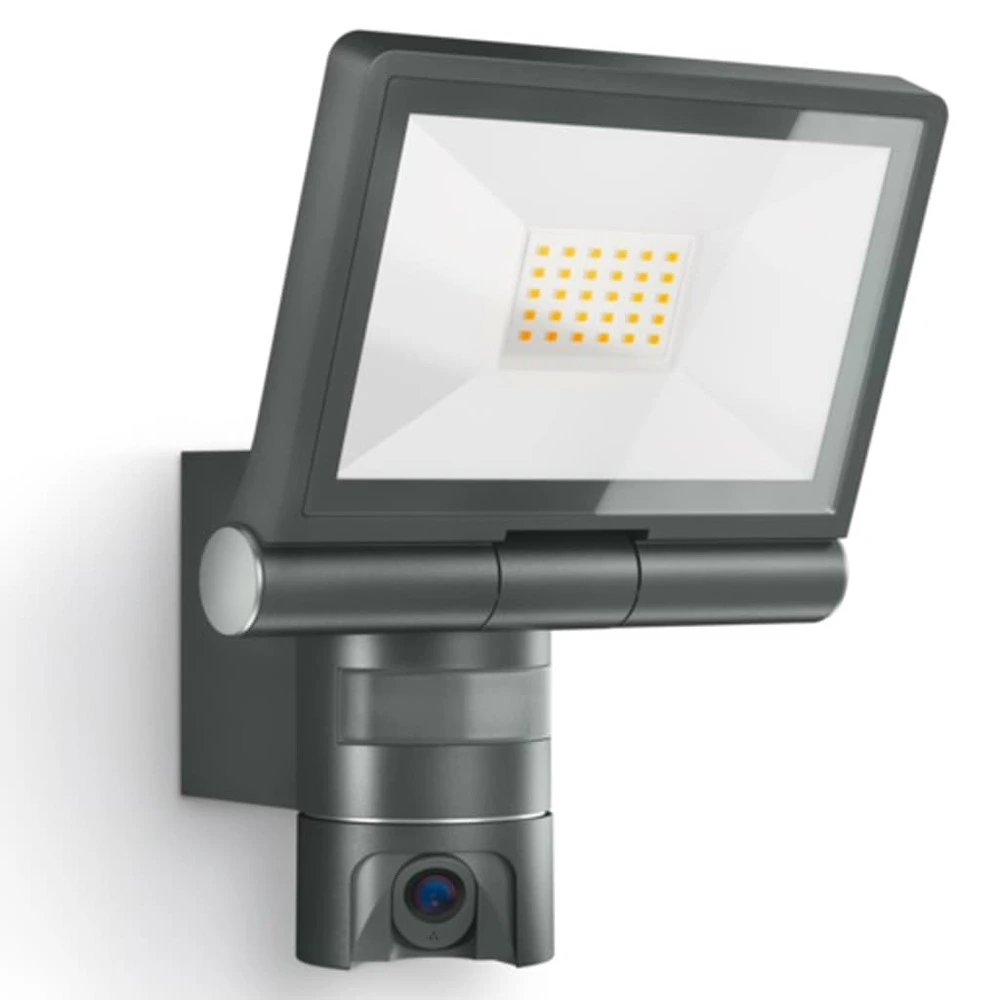 Projecteur à capteur d'extérieur xled cam 1 noir pour jardin et patio