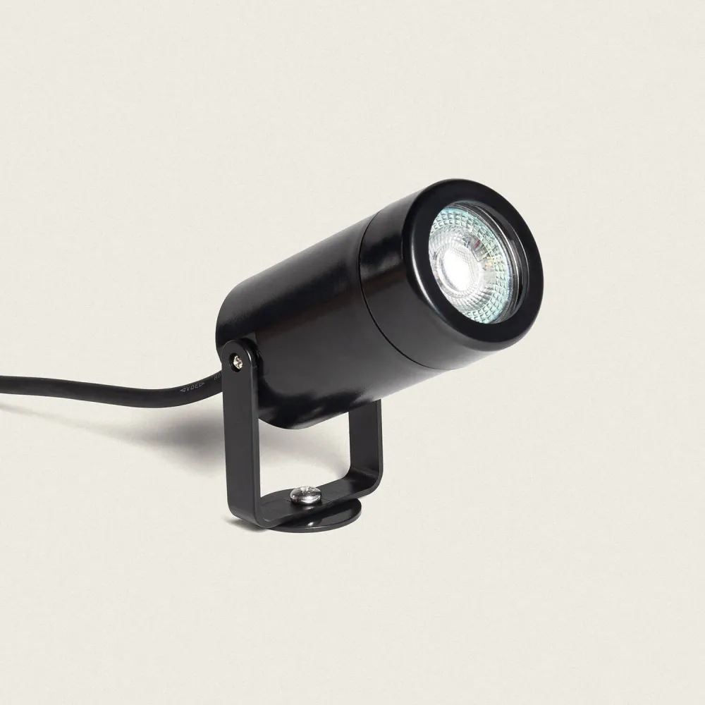 Projecteur Extérieur sur Piquet s'adapte à Ampoule GU10 avec Éclairage LED