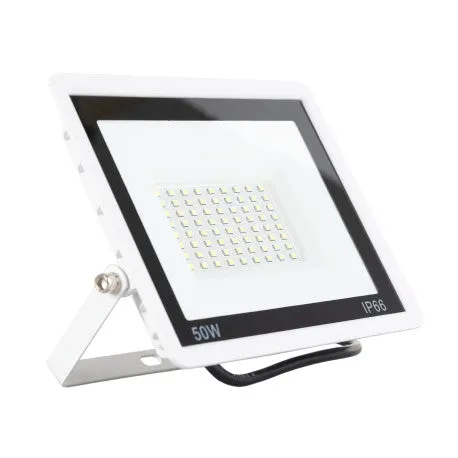 Projecteur LED 50W - 6500K, Luminaire Exterieur Pour Patio, Terrasse, Jardin, Garage, Usine Autonomie : 12 heures