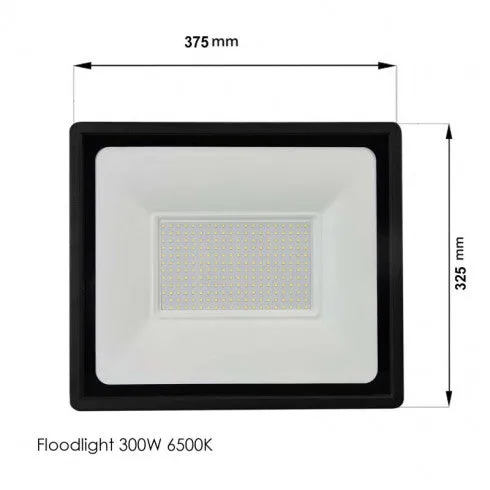 Spot encastrable Projecteur LED 300W, 6500K, Luminaire Exterieur Pour Patio, Terrasse, Jardin, Garage, Usine
