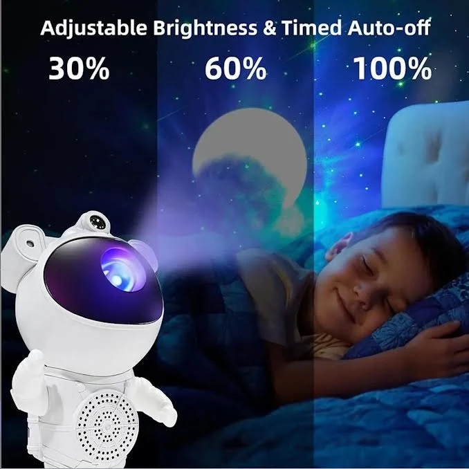 Astronaut Projector LED Lights Blanc pur en finition anthracite