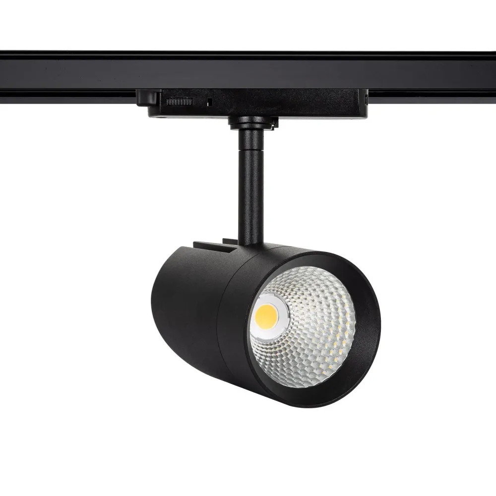 Étanche IP65 Projecteur LED 30W noir pour rail triphasé Fuji