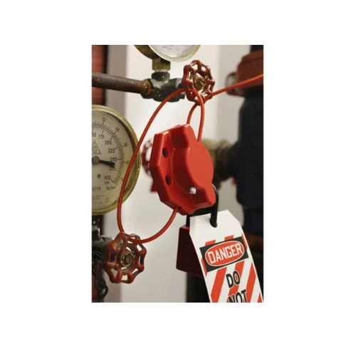 Lockout Twist Turn Cinch Cable Red PSL-1017