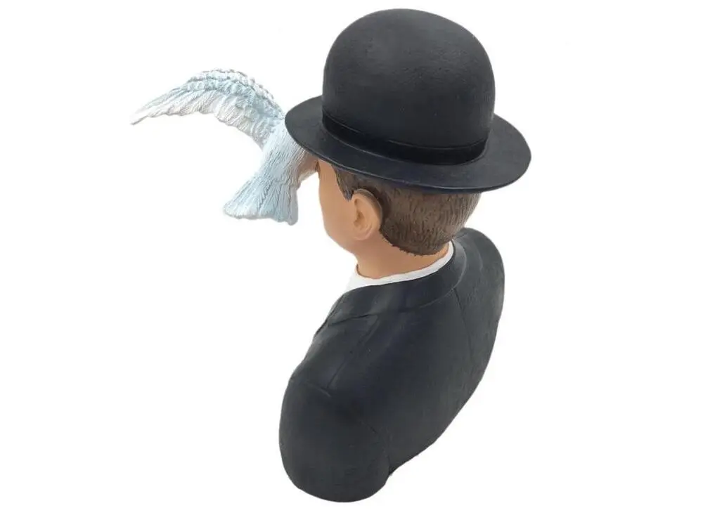 Statuette de collection Magritte - L'homme au Chapeau Melon