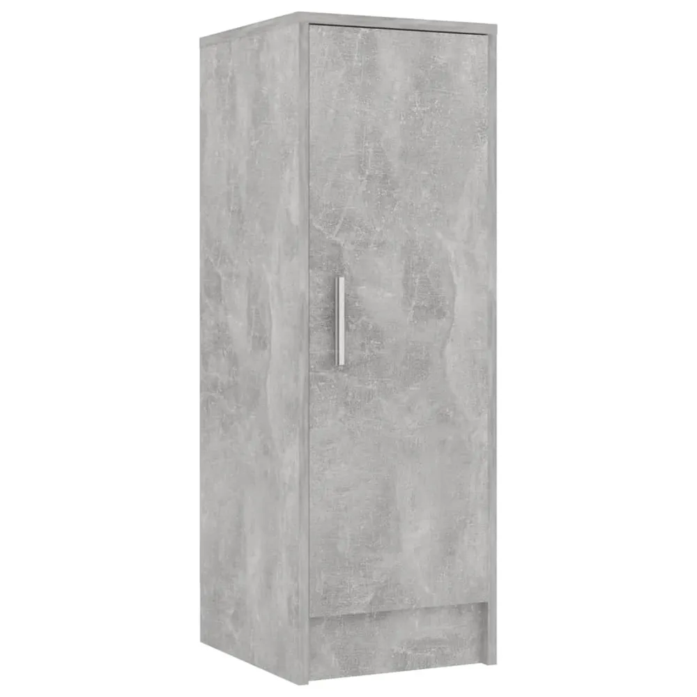 Armoire à chaussures range chaussures rangement meuble entrée couloir salon 32 x 35 x 92 cm bois d’ingénierie gris 02_0021811