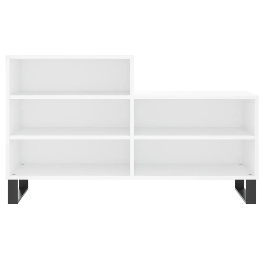 Armoire à chaussures range chaussures rangement meuble entrée couloir salon 102 x 36 x 60 cm bois d'ingénierie blanc 02_00...