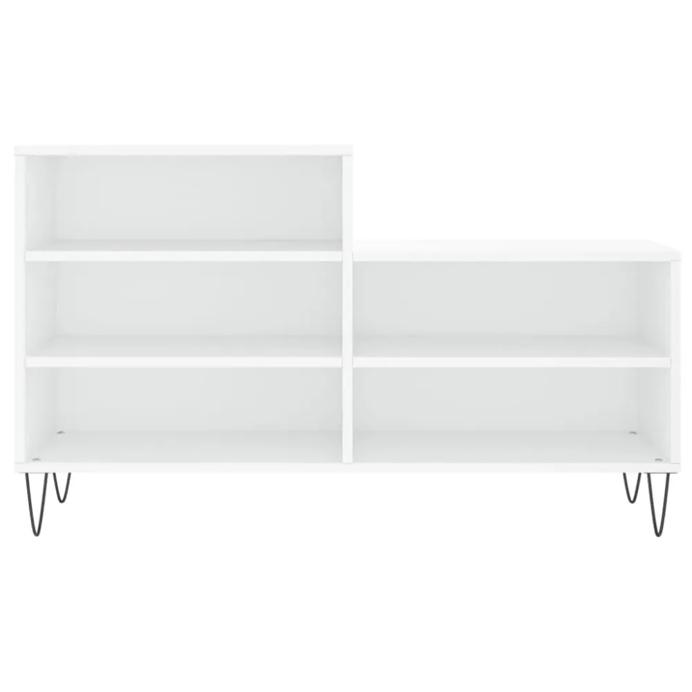 Armoire à chaussures range chaussures rangement meuble entrée couloir salon 102 x 36 x 60 cm bois d'ingénierie blanc 02_00...