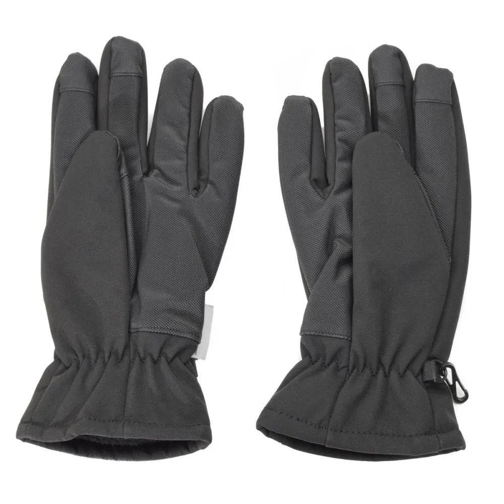 Gants Mil-Tec pour hommes, doublure Softshell THINSULATE™, noir, équipement tactique d'hiver pour hommes