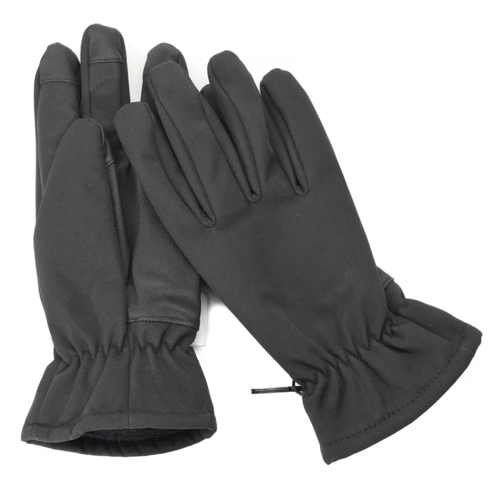 Gants Mil-Tec pour hommes, doublure Softshell THINSULATE™, noir, équipement tactique d'hiver pour hommes
