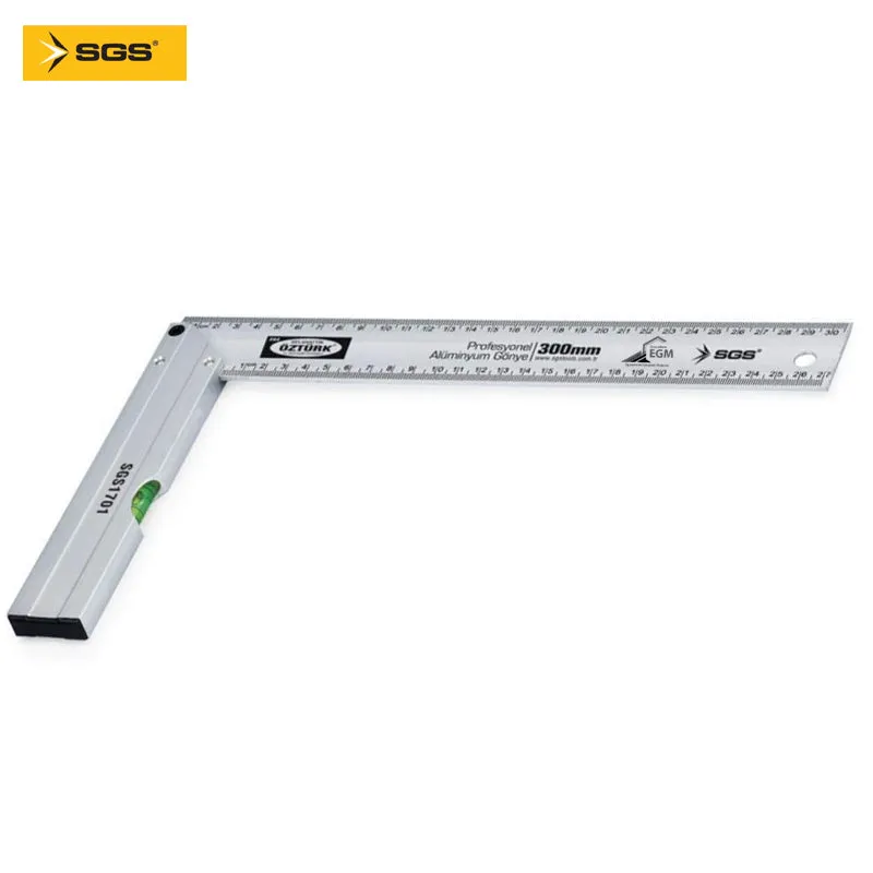 Equerre de Menuisier avec Niveau 350mm Longueur : 300 mm