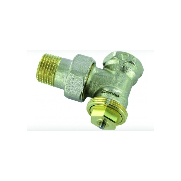 Équerre combinée Corps thermostatique équerre - 3/4" - nickelé - COMAP
