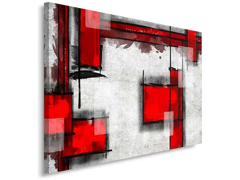 Tableau 5 abstraction géométrique - 120 x 80 cm (Charge max 30 kg)